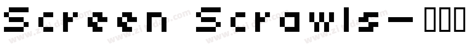 Screen Scrawls字体转换
